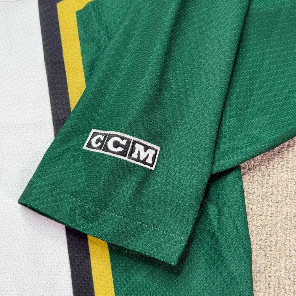 Vintage 90s CCM Dallas Stars NHL Air Knit Away Hockey Jersey Mens XXL Canada - Picture 7 of 10